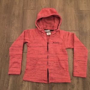 Girls Columbia zip up hoodie